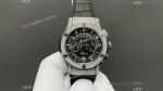 Hublot Classic Fusion 45mm 316L Steel 7750 Chrongraph Movement Diamond Bezel Watch